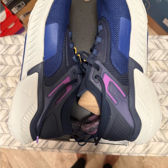 Under Armour Project Rock Navy Sneakers - Picture 3 of 5